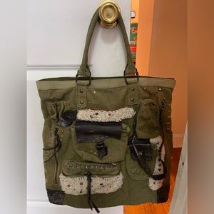 Free people vintage messenger bag